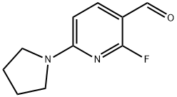 2-Fluoro-6-(pyrrolidin-1-yl)nicotinaldehyde Structure