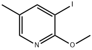 3-Iodo-2-methoxy-5-methylpyridine Struktur