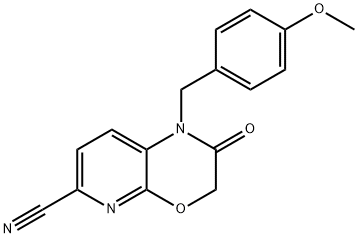 1-(4-Methoxybenzyl)-2-oxo-2,3-dihydro-1H-pyrido[2,3-b][1,4]oxazine-6-carbonitrile,1203499-67-5,结构式
