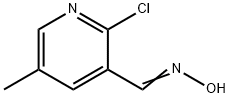 2-氯-5-甲基-3-吡啶甲醛肟,1203500-13-3,结构式
