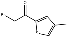 2-BroMo-1-(4-Methyl-thiophen-2-yl)-ethanone 化学構造式