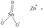 锡酸锌, 12036-37-2, 结构式