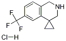 6'-(trifluoroMethyl)-2',3'-dihydro-1'H-spiro[cyclopropane-1,4'-isoquinoline] hydrochloride Struktur