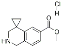 Methyl 2',3'-dihydro-1'H-spiro[cyclopropane-1,4'-isoquinoline]-6'-carboxylate hydrochloride 化学構造式