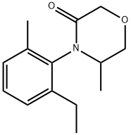 4-(2-ETHYL-6-METHYLPHENYL)-5-METHYL-3-MORPHOLINONE Structure