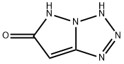 1H-Pyrazolo[1,5-d]tetrazol-6(5H)-one(9CI) Struktur