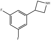3-(3,5-Difluorophenyl)azetidine,1203796-99-9,结构式