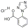 2-(1H-1,2,4-三唑-1-基)苯甲酸盐酸盐, 1203898-11-6, 结构式