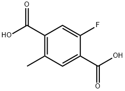 1,4-Benzenedicarboxylic acid, 2-fluoro-5-methyl- Structure