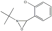2-TERT-BUTYL-3-(2-CHLOROPHENYL)-1,2-OXAZIRIDINE 结构式
