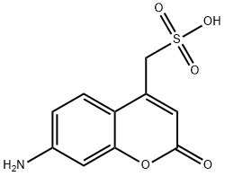 (7-amino-2-oxo-chromen-4-yl)methanesulfonic acid Structure