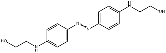 2-[[4-[4-(2-hydroxyethylamino)phenyl]diazenylphenyl]amino]ethanol 结构式