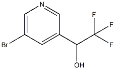 1-(5-溴吡啶-3-基)-2,2,2-三氟乙醇,1204234-60-5,结构式