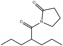 valproyl-2-pyrrolidinone 结构式
