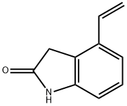 4-Ethenyl-1,3-dihydro-2H-indol-2-one Struktur