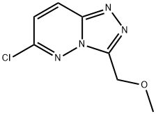 6-Chloro-3-(methoxymethyl)[1,2,4]triazolo[4,3-b]pyridazine Structure