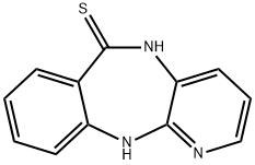 5,11-Dihydro-6H-pyrido[2,3-b][1,4]benzodiazepine-6-thione Struktur