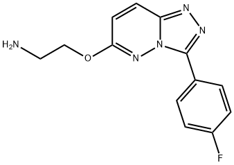 (2-{[3-(4-FLUOROPHENYL)[1,2,4]TRIAZOLO[4,3-B]PYRIDAZIN-6-YL]OXY}ETHYL)AMINE,1204297-70-0,结构式