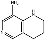 1,2,3,4-TETRAHYDRO-1,6-NAPHTHYRIDIN-8-AMINE 结构式