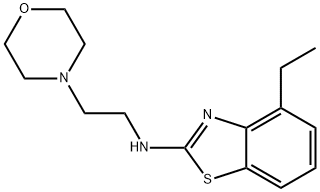 4-Ethyl-N-(2-morpholin-4-ylethyl)-1,3-benzothiazol-2-amine Structure