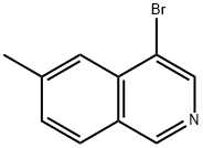 4-Bromo-6-methylisoquinoline Structure