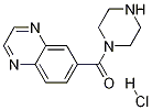哌嗪-1-基(喹喔啉-6-基)甲酮盐酸盐 结构式