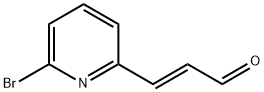 (E)-3-(6-bromopyridin-2-yl)acrylaldehyde Struktur