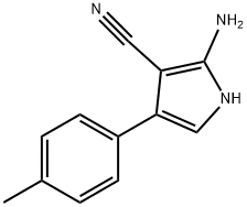 2-氨基-4-(对-甲苯基)-1H-吡咯-3-甲腈,120450-05-7,结构式