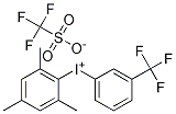 [3-(TrifluoroMethyl)phenyl](2,4,6-triMethylphenyl)iodoniuM triflate Struktur