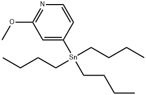 2-Methoxy-4-(tributylstannyl)pyridine Struktur