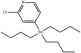 2-Chloro-4-(tributylstannyl)pyridine Struktur