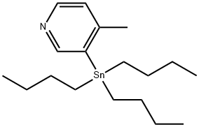 4-Methyl-3-(tributylstannyl)pyridine Struktur