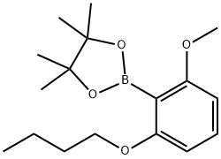 2-(n-Butoxy)-6-Methoxyphenylboronic acid pinacol ester Structure