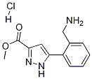 Methyl 5-(2-(aMinoMethyl)phenyl)-1H-pyrazol-3-carboxylate HCl Struktur