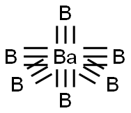 BARIUM HEXABORIDE Struktur