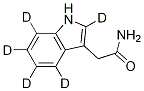 Indole--d5-3-acetaMide Structure