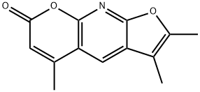 4,4',5'-trimethylazapsoralen Structure