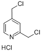 PYRIDINE,2,4-BIS(CHLOROMETHYL)-,HYDROCHLORIDE(1:1) Structure