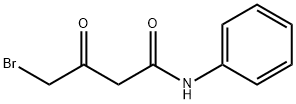 4-Bromo-3-oxo-N-phenylbutanamide Struktur