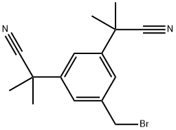 5-溴甲基-a,a,a,a-四甲基-1,3-二乙氰基苯