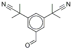 5-ForMyl-α,α,α',α'-tetraMethyl-1,3-benzenediacetonitrile Structure