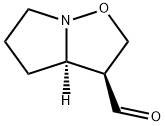 Pyrrolo[1,2-b]isoxazole-3-carboxaldehyde, hexahydro-, trans- (9CI) Structure