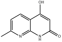4-羟基-7-甲基-1,8-萘啶-2(1H) - 酮,120537-66-8,结构式