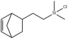 [(二环庚烯基)乙基]二甲基氯硅烷,120543-78-4,结构式