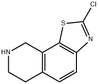 Thiazolo[4,5-h]isoquinoline, 2-chloro-6,7,8,9-tetrahydro- (9CI),120546-66-9,结构式