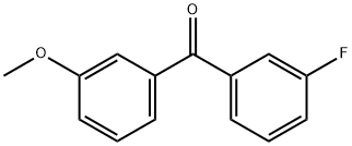 3-FLUORO-3'-METHOXYBENZOPHENONE Structure