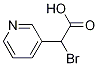 alpha-Bromo-3-pyridineacetic acid Struktur