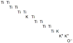 DIPOTASSIUMHEXATITANIUMOXIDE 化学構造式