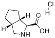 (1S,3aR,6aS)-Octahydrocyclopenta[c]pyrrole-1-carboxylic acid hydrochloride Struktur