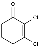 2-Cyclohexen-1-one,  2,3-dichloro- 化学構造式
